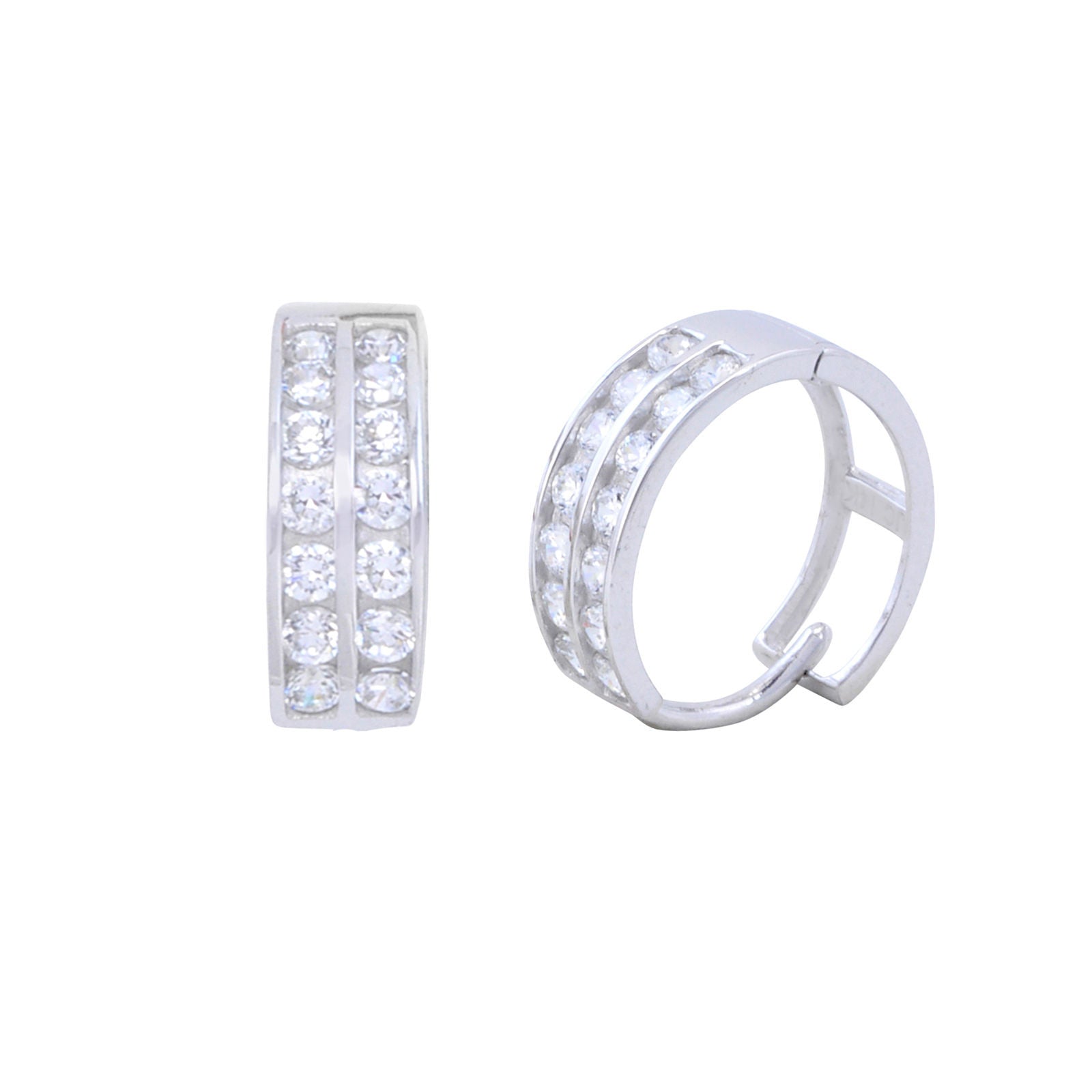 Cubic 2025 zirconia huggies