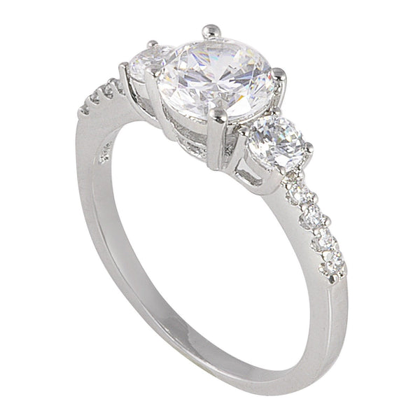 Women's Ring CZ Cubic Zircon 1.25ct 925 Sterling Silver - Jewelryland.com