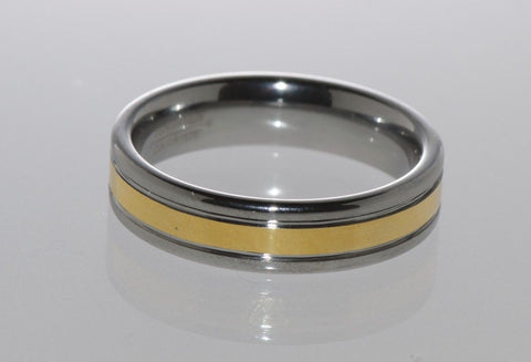 Mens Tungsten Ring Wedding Band Double Grooved 6mm - Jewelryland.com