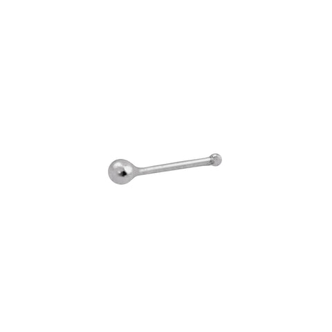Sterling Silver Ball Nose Stud Nose Bone 2mm - Jewelryland.com