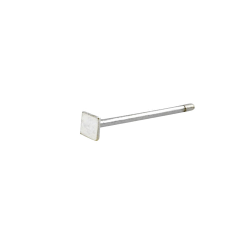 Sterling Silver Square Nose Stud Nose Pin 2mm - Jewelryland.com