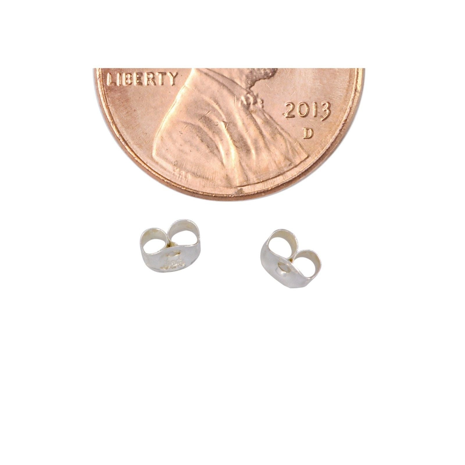 Beadsnice Earring Components Sterling Silver Comfort Clutch Earring Backs  Soft Wide Earnuts for Stud Earrings ID 34951