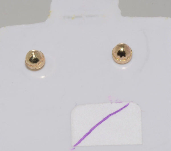 CZ Heart Stud Earrings Screwbacks Yellow 14k Gold - Clear Cubic Zirconia - Jewelryland.com