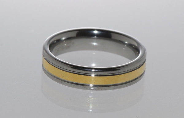 Mens Tungsten Ring Wedding Band Double Grooved 6mm - Jewelryland.com