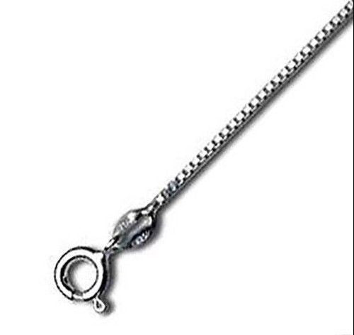 925 Sterling Silver 019 Box Chain Necklace 16" 18" 20" 22" Great for Pendants - Jewelryland.com