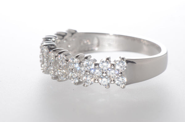 925 Sterling Silver Cubic Zirconia Micropave Set CZ Ring 5mm Wide Band - Jewelryland.com