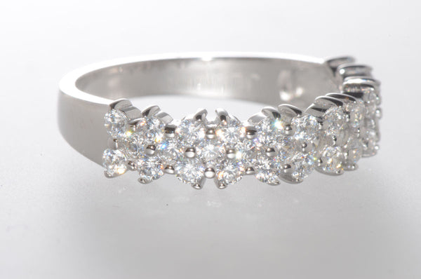 925 Sterling Silver Cubic Zirconia Micropave Set CZ Ring 5mm Wide Band - Jewelryland.com