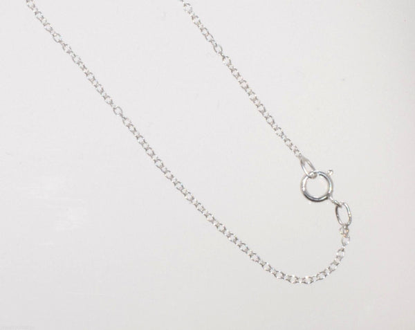 925 Sterling Silver Cable Chain Necklace 16" 18" 20" 22" Great for Pendants - Jewelryland.com
