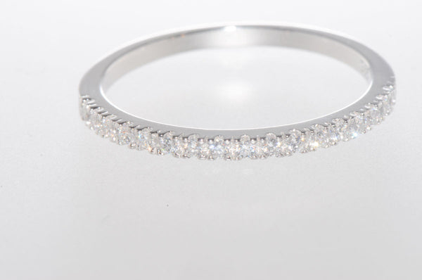 925 Sterling Silver Women's CZ Ring 2mm Cubic Zirconia Band - Jewelryland.com
