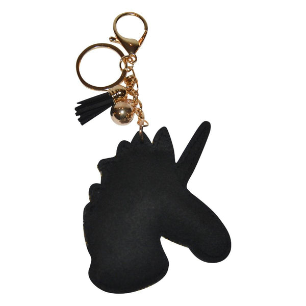Unicorn Key Chain for Women Purse Charm Backpack Charm - Clear - Jewelryland.com