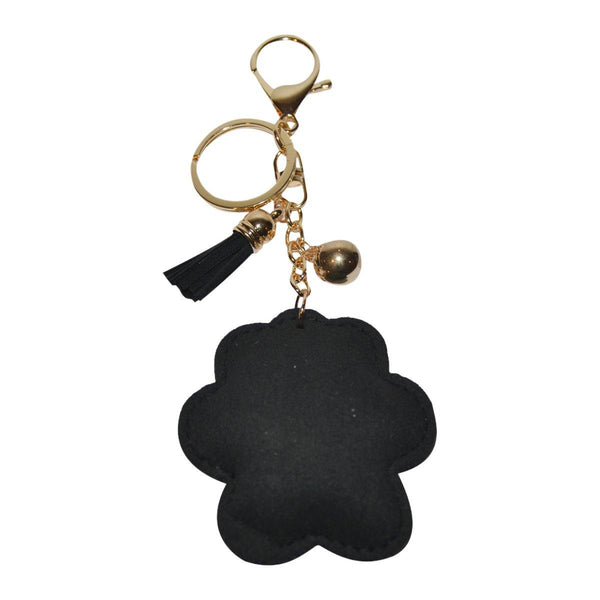 Paw Print Keychain for Women Dog Purse Charm Backpack Charm - White Paw - Jewelryland.com