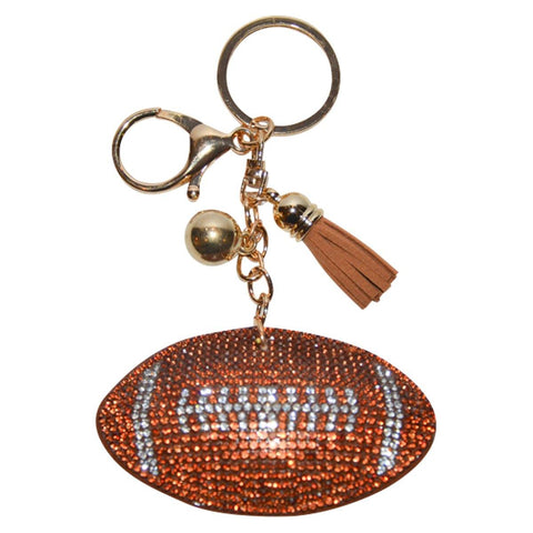 Football Key Chain for Women Purse Charm Backpack Charm - Jewelryland.com