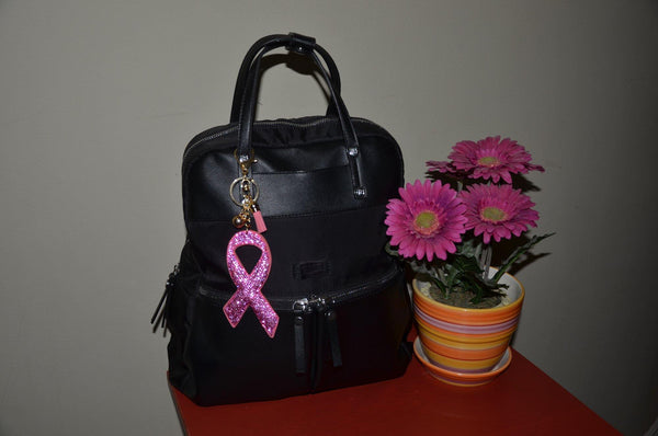 Breast Cancer Awareness Pink Ribbon Women's PU Leather Wallet Long Card  Holder Purse Fashion Clutch Handbag with Wrist Strap : Amazon.co.uk: Fashion