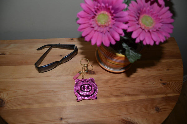 Pink Pig Key Chain for Women Purse Charm Backpack Charm - Jewelryland.com