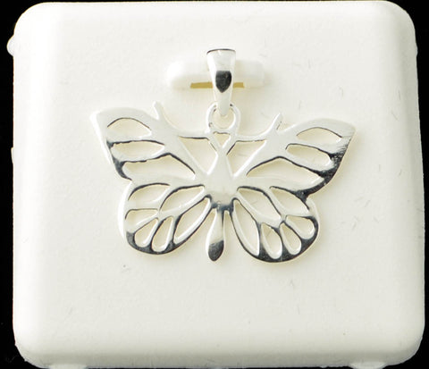 Butterfly Pendant .925 Sterling Silver - Jewelryland.com