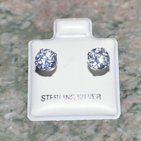 Hypoallergenic Earrings For Sensitive Ears NO NICKEL CZ .925 Sterling Silver - Jewelryland.com